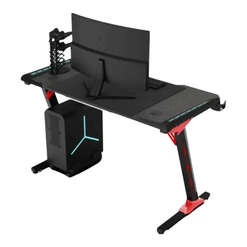 ESCRITORIO GAMER TIPO Z CON ILUMINACION RGB LED+ GTC - 5