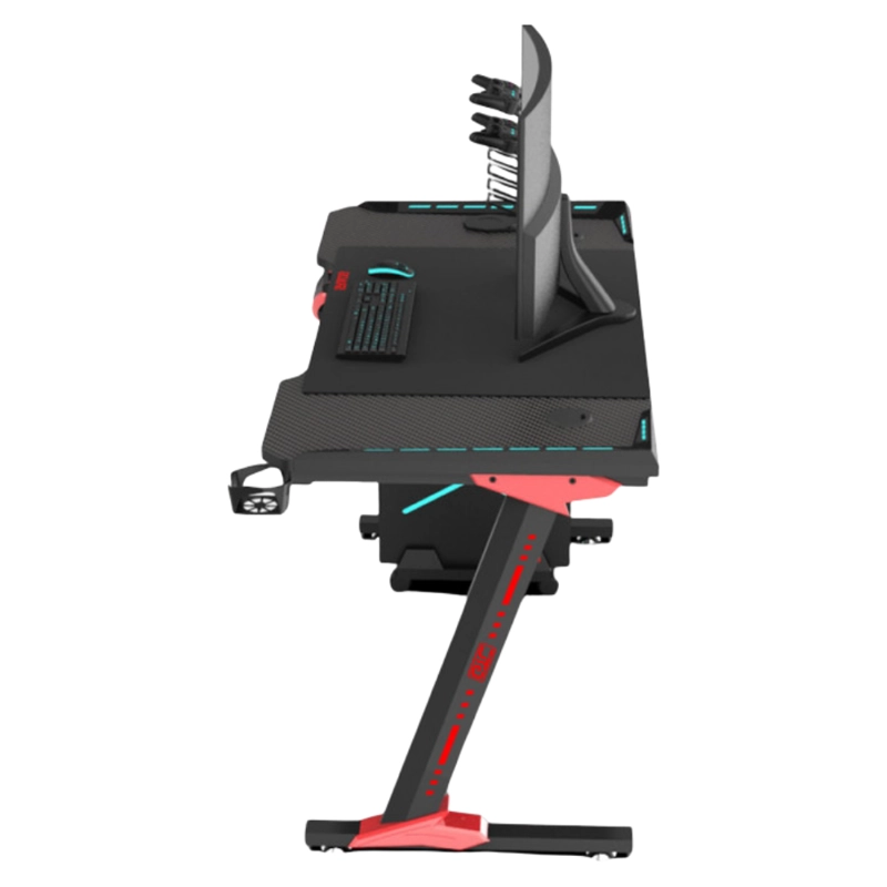 ESCRITORIO GAMER TIPO Z CON ILUMINACION RGB LED+ GTC - 6