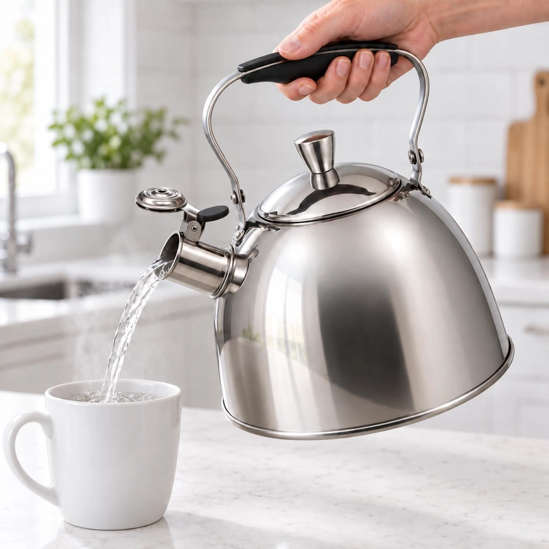 TETERA OSLO 100% DE ACERO INOXIDABLE 3 LT (FOR ALL KITCHENS) - 2