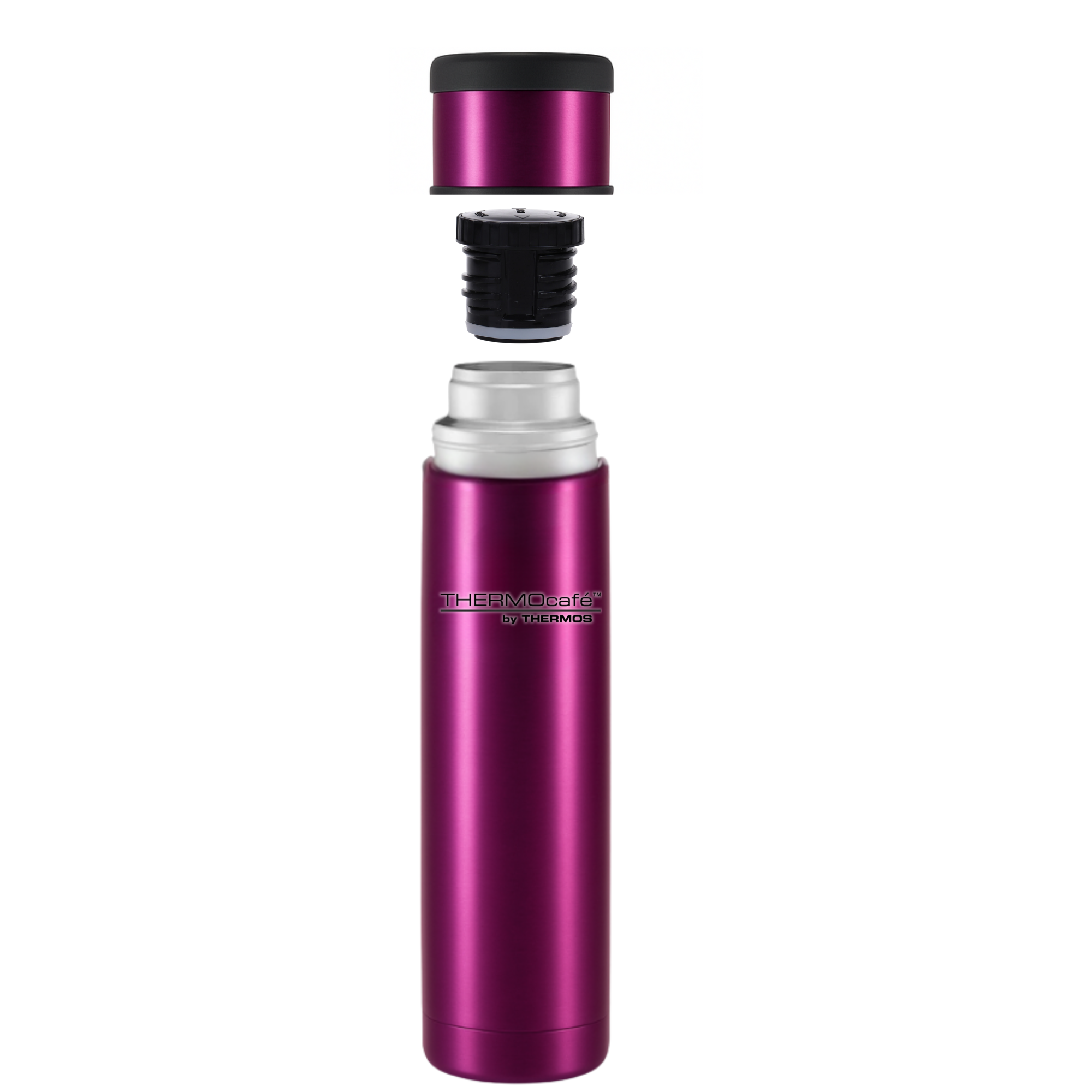 TERMO DE LIQUIDOS EVERY NIGHT 1LT DE ACERO INOXIDABLE PURPLE - 4