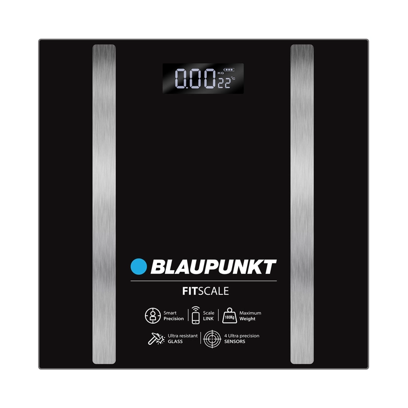 BALANZA DIGITAL CORPORAL  BLAUPUNKT SMART FIT SCALE 180K BK - 5