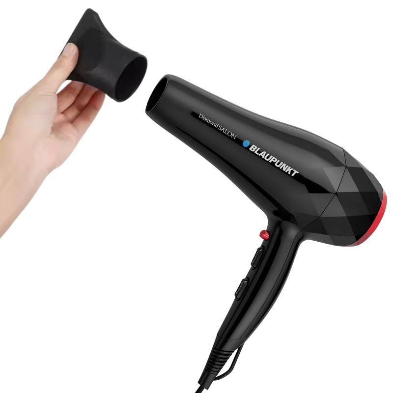 SECADOR DE CABELLO  PROFESIONAL DIAMOND SALON 2400W BLACK - 4