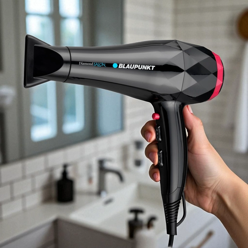 SECADOR DE CABELLO  PROFESIONAL DIAMOND SALON 2400W BLACK - 5