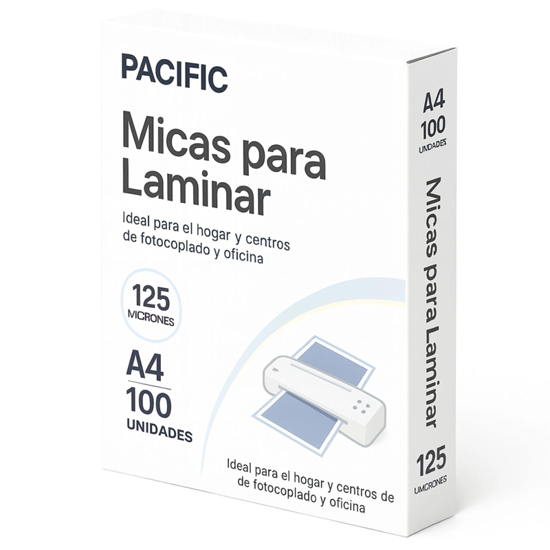 PACK DE 100 MICAS PARA TERMOLAMINAR DE 125 MICRAS - 1