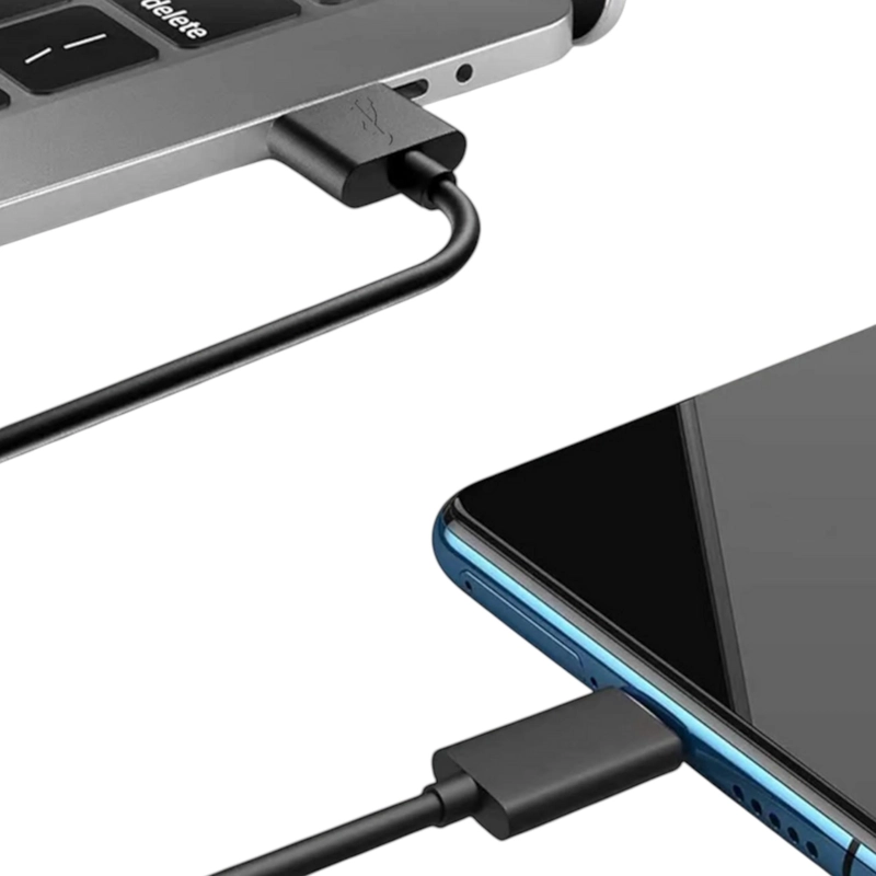 CABLE DE DATOS USB A USB-C 1MT PARA ANDROID AUTO Y  CARPLAY - 5