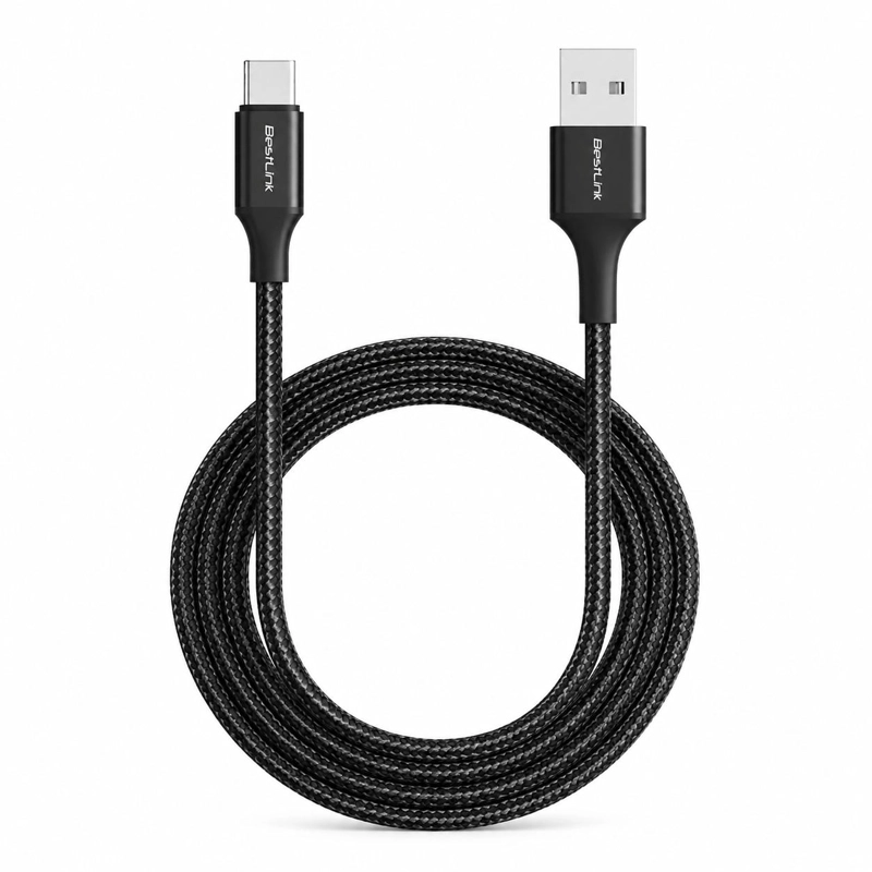 CABLE DE DATOS USB A USB-C 1MT PARA ANDROID AUTO Y  CARPLAY - 9