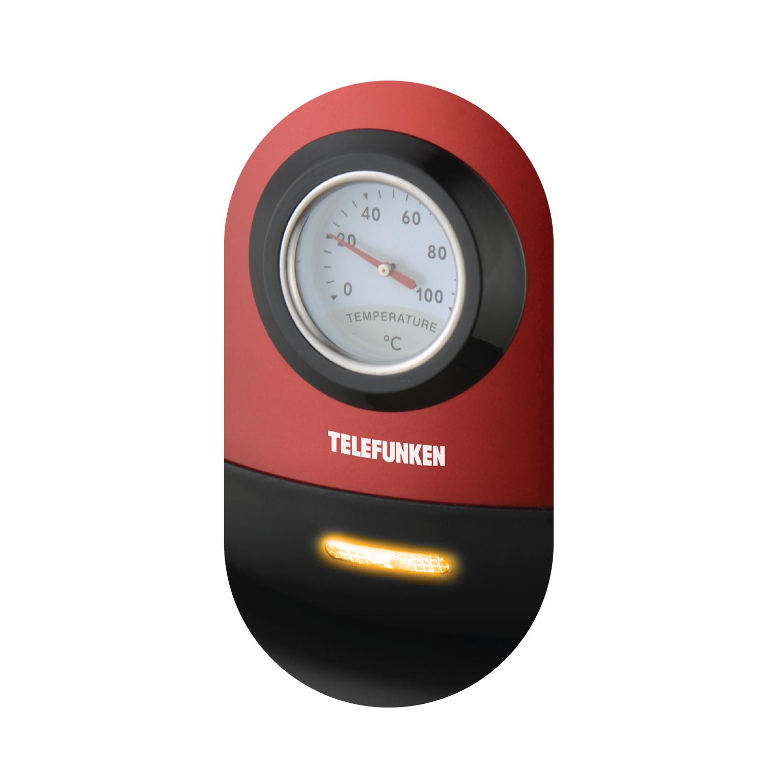 HERVIDOR STAINLESS STEEL 1.7LT CON TERMOMETRO 2200W TF-PE900 - 4