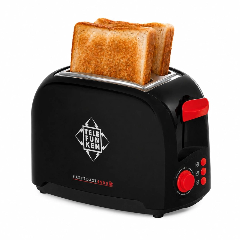 TOSTADOR DE PAN ELE CTRICO 900W EASY TOAST 4500 BLACK (3EN1) - 1