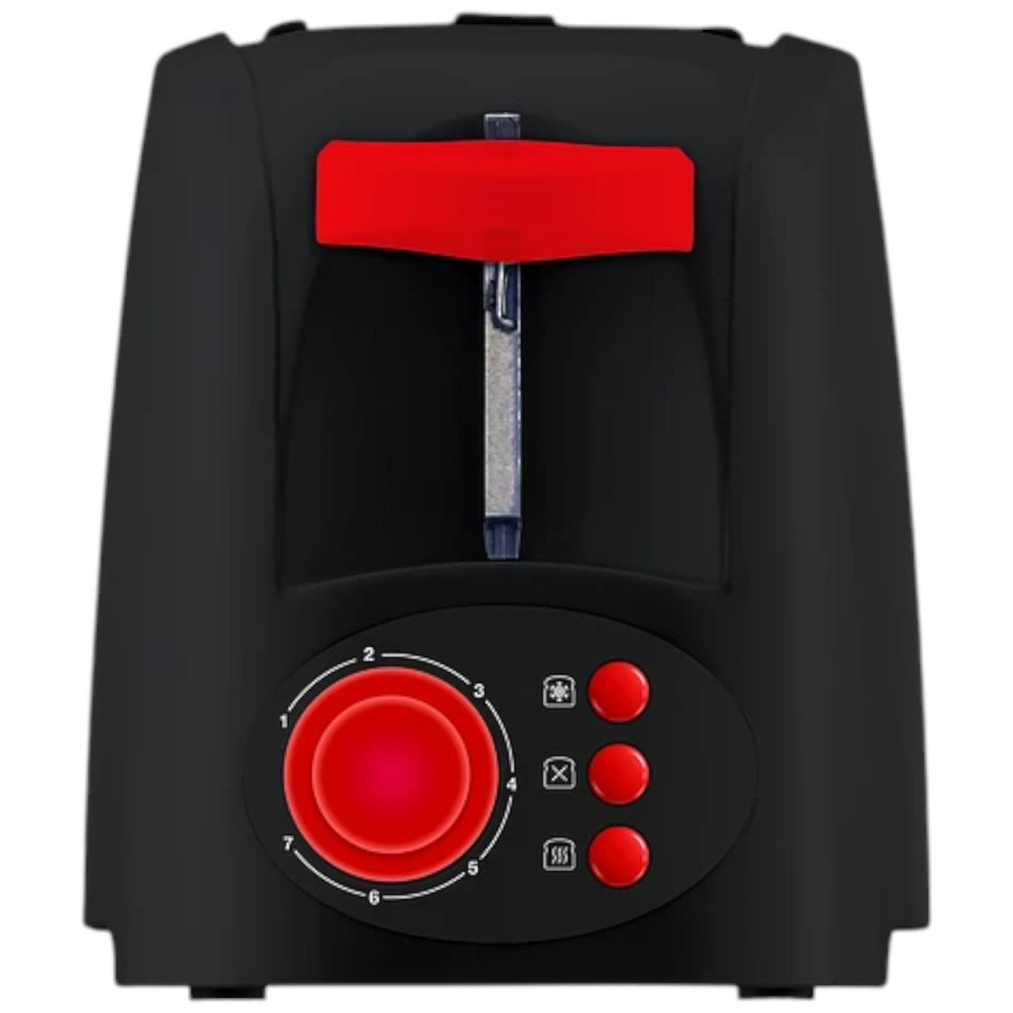 TOSTADOR DE PAN ELE CTRICO 900W EASY TOAST 4500 BLACK (3EN1) - 4
