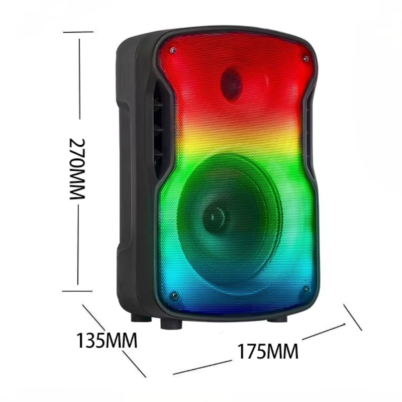 PARLANTE BLUETOOTH FLAMING FLASH FULL RGB LLIGHTNING 20W RMS - 4