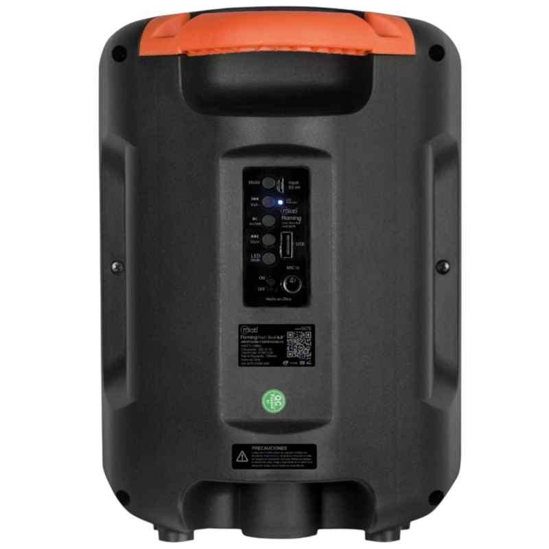 PARLANTE BLUETOOTH FLAMING FLASH FULL RGB LLIGHTNING 20W RMS - 6