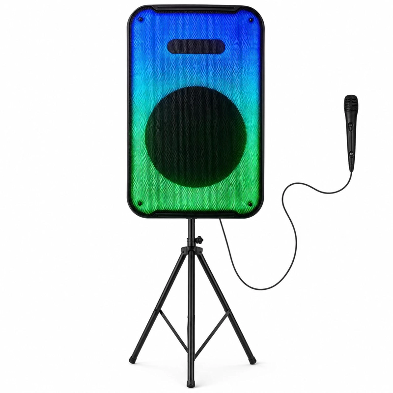 PARLANTE BLUETOOTH FLAMING AMBIGLOW 12' RGB (ATRIL+ MIC) 30W - 3