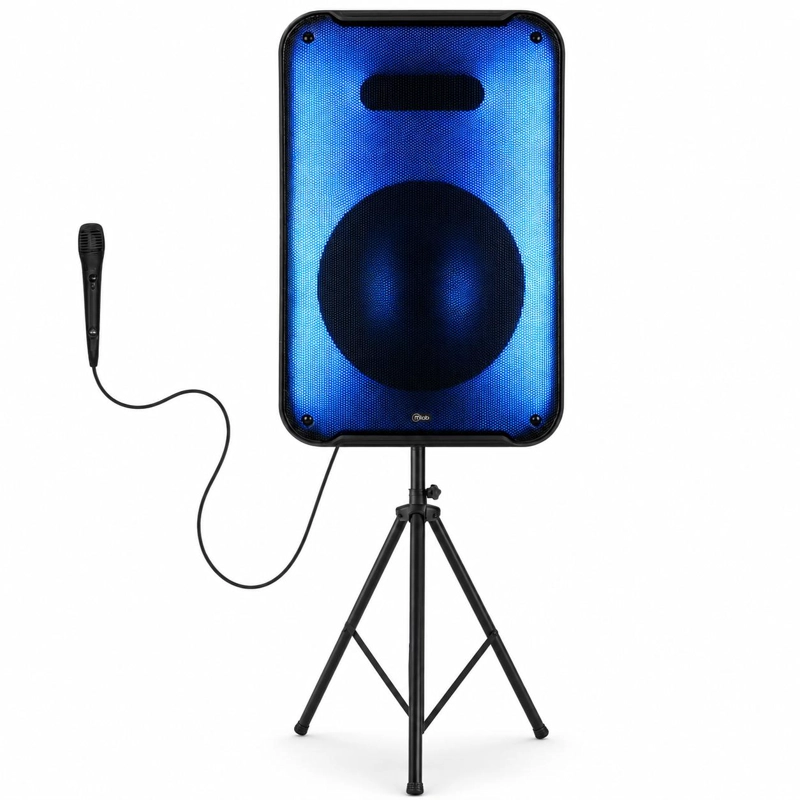 PARLANTE BLUETOOTH FLAMING AMBIGLOW 12' RGB (ATRIL+ MIC) 30W - 4