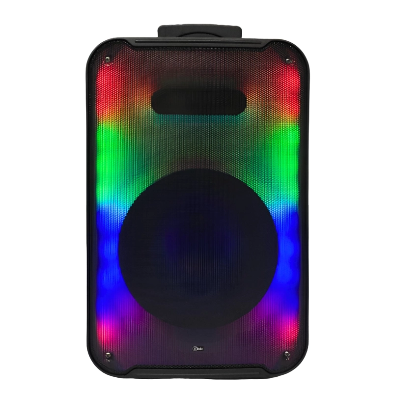 PARLANTE BLUETOOTH FLAMING AMBIGLOW 12' RGB (ATRIL+ MIC) 30W - 5