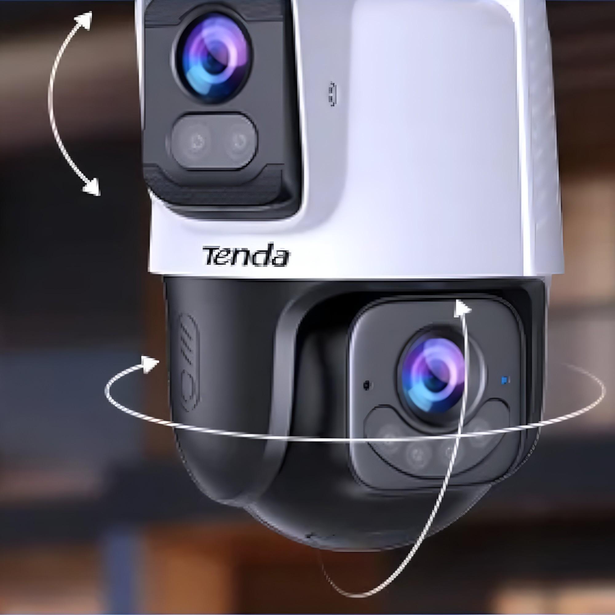 CAMARA DE SEGURIDAD OUTDOOR DUAL 360° TENDA CH9 FHD / WIFI-6 - 7