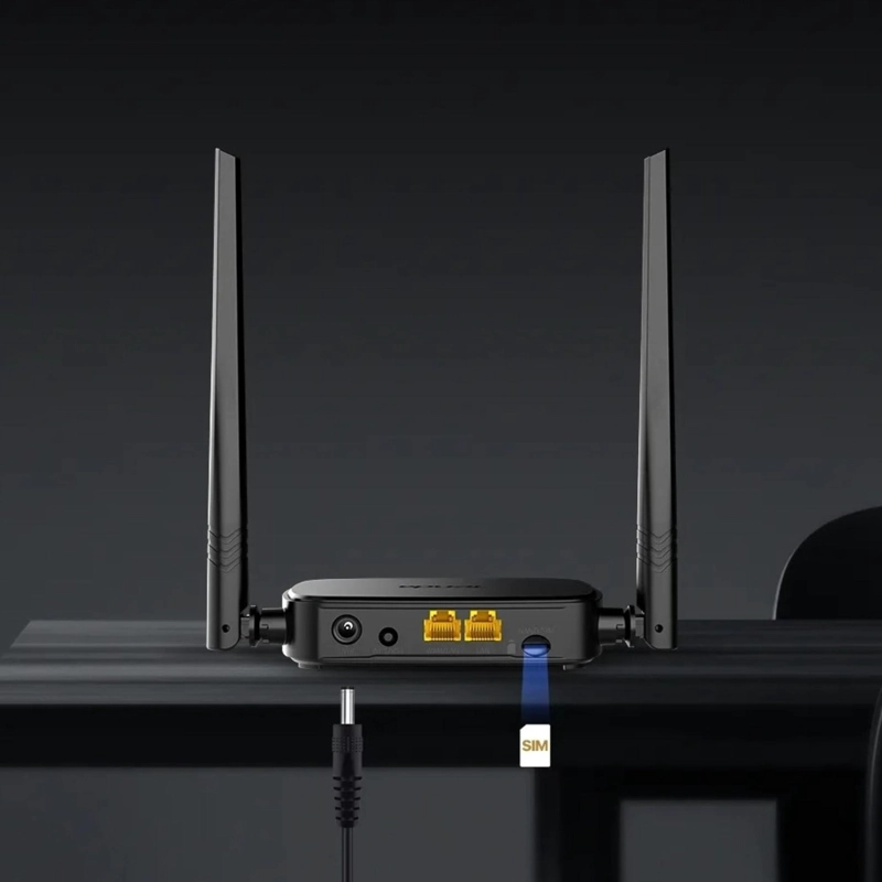 ROUTER WIFI LTE 4G-3G HIGH POWER CON RANURA SIMCARD 300MBPS - 6