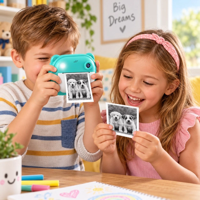 CAMARA INSTANTANEA KINDER KIDS MY LIL MLAB  8MPX  B & N - 7