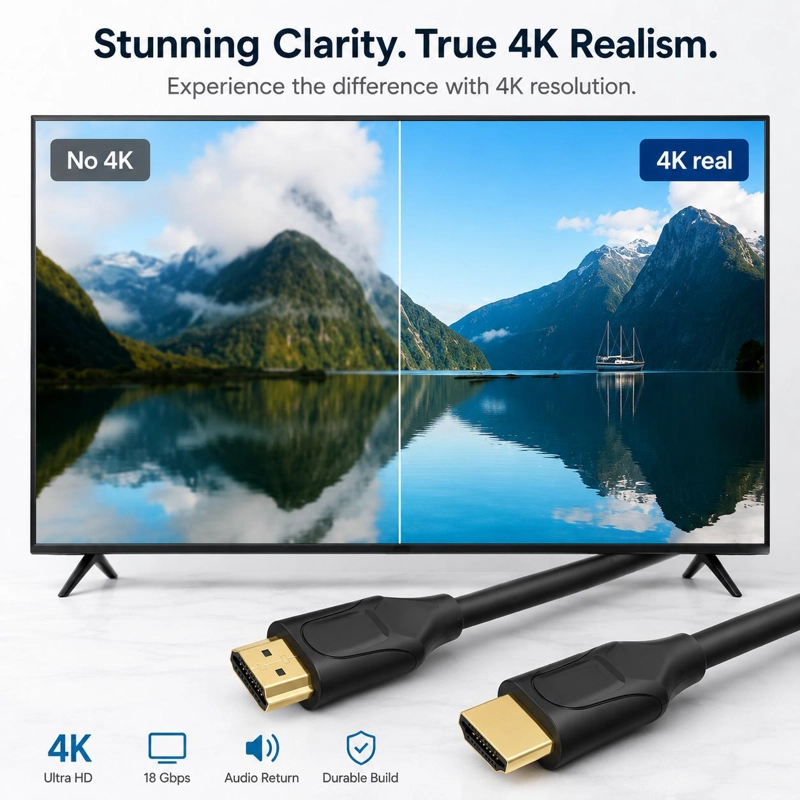 CABLE HDMI 4K PROFESIONAL 10MT  ULTRA HD VERSION HDMI 2.0 - 7