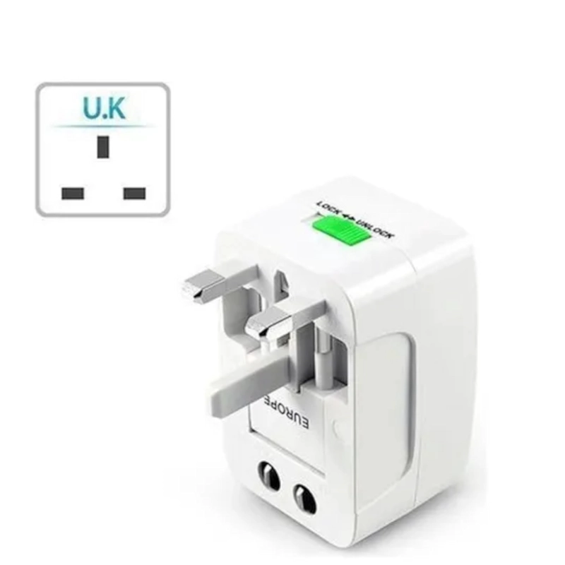 ADAPTADOR DE CORRIENTE UNIVERSAL PARA VIAJE (4EN1) 110V/220V - 6