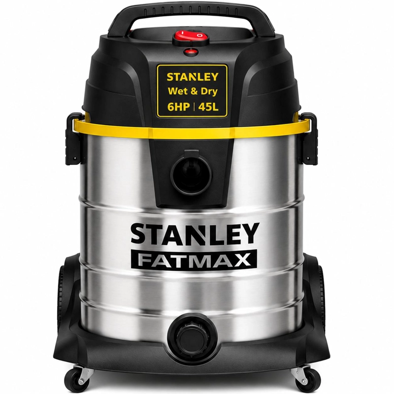 ASPIRADORA PROFESIONAL STANLEY WET & DRY 45L INOX LINE 1200W - 2
