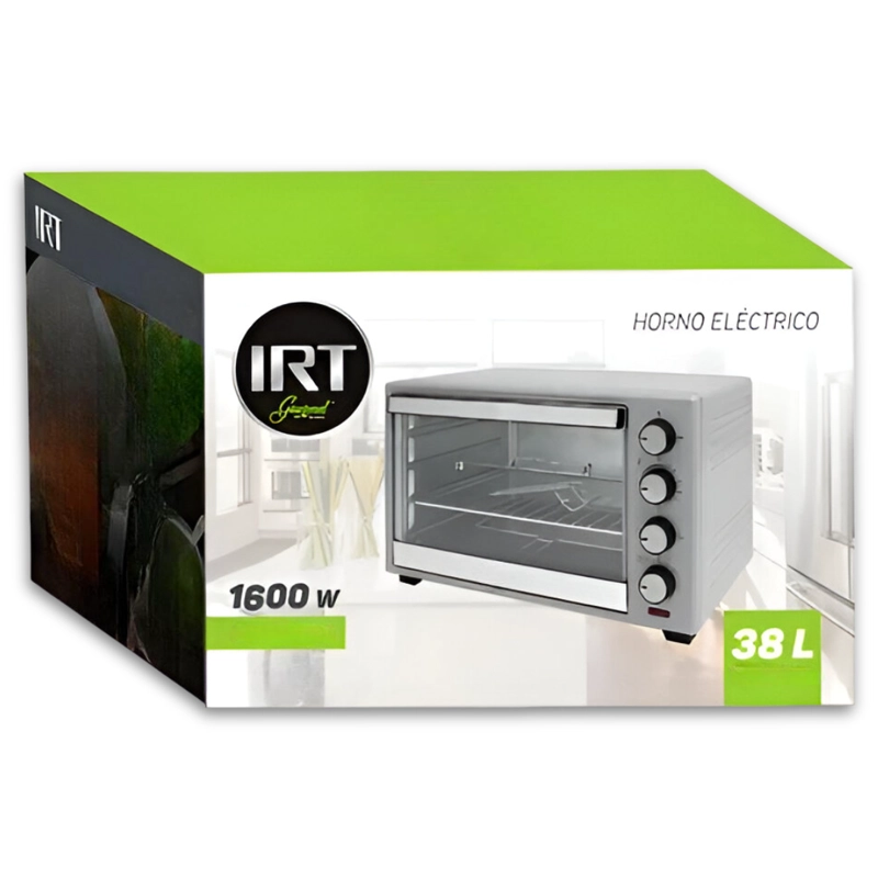HORNO ELE CTRICO IRT 38 LITROS JK38A 1600W / 250° MAX - 10