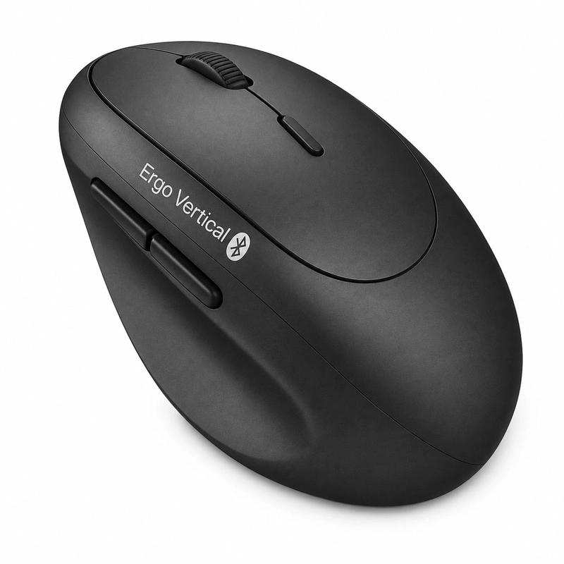 MOUSE VERTICAL  ERGONOMIC DUAL WIRELESS BT+2.4G + COPILOT AI - 3