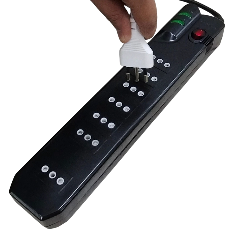 ALARGADOR 2.1MTS 7 SALIDAS CON PROTECIONDE VOLTAJE 2500W SEC - 5