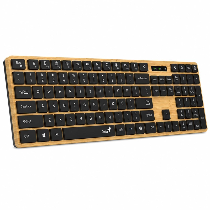 TECLADO DUAL WIRELESS BLUETOOTH + USB 2G SLIMSTAR COPILOT AI - 1