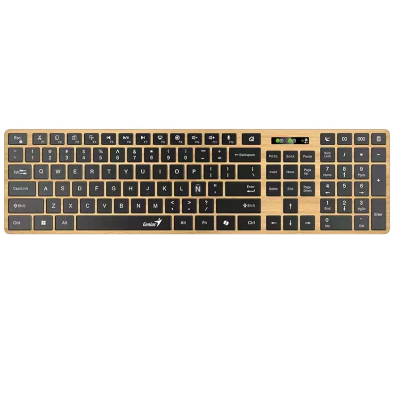 TECLADO DUAL WIRELESS BLUETOOTH + USB 2G SLIMSTAR COPILOT AI - 2