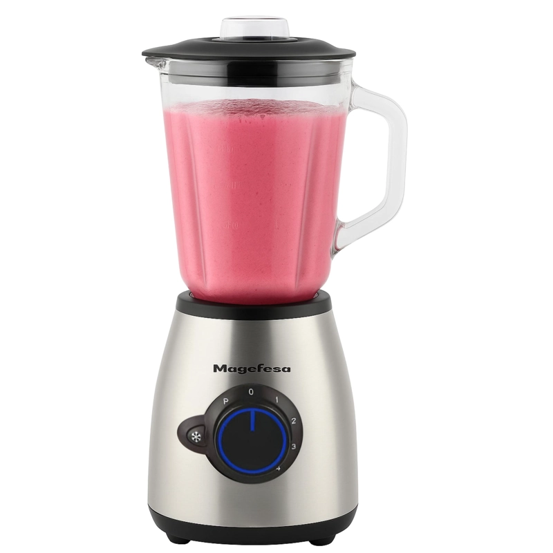 LICUADORA FRISH MAX 1000W INOX JARRA DE CRISTAL 1.5L MGF4259 - 4
