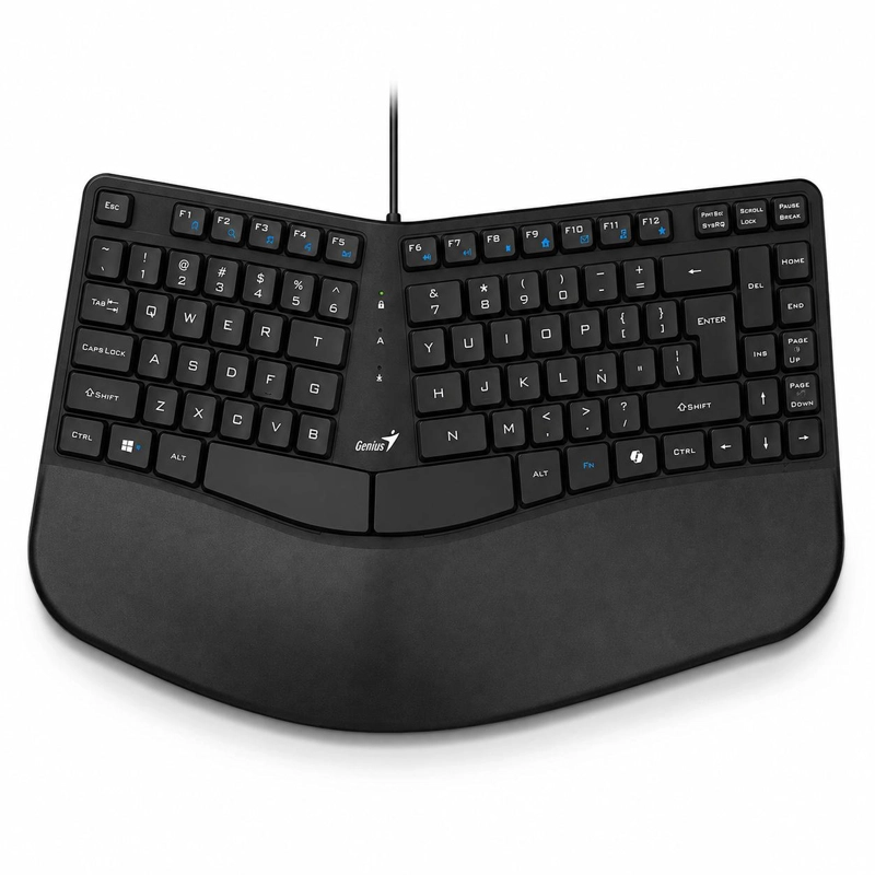TECLADO ERGONOMICO CON APOYA MUÑECAS ENTERPRISE COPILOT AI - 1