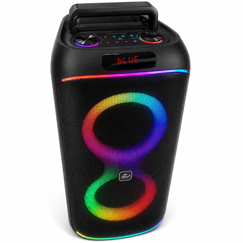 PARLANTE KARAOKE 6' FLAMING PARTY BASS BLACK MICWIRELESS 45W - 6