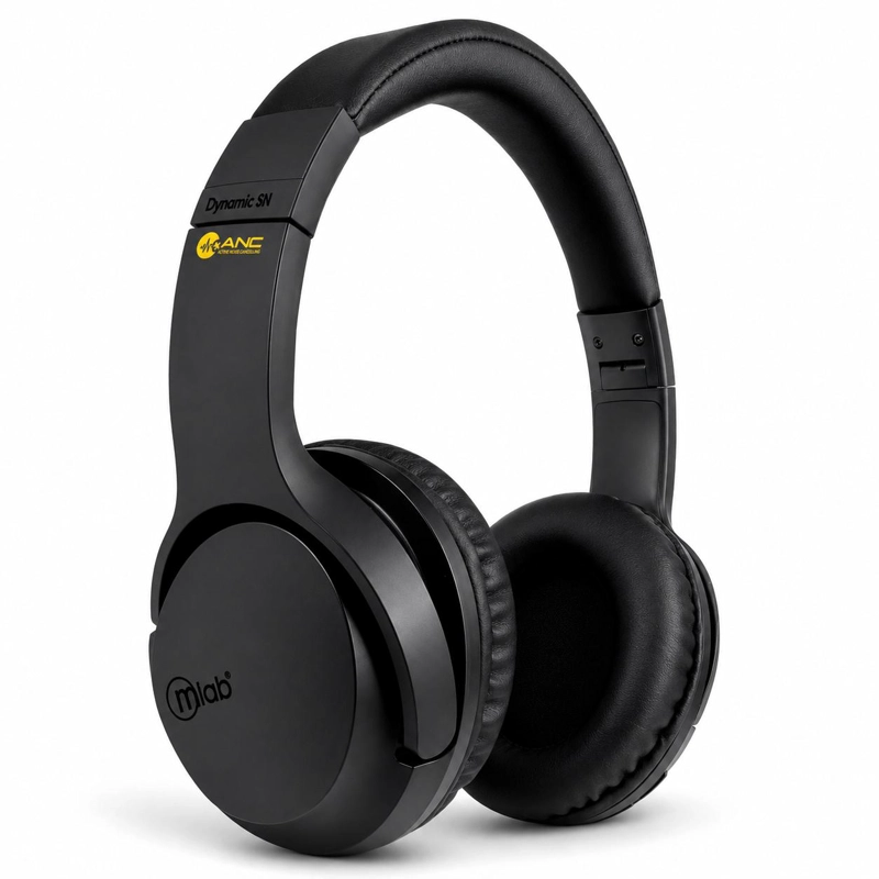 AUDIFONOS ANC BLUETOOTH DYNAMIC STOP NOISE CONFORT BLACK 32H - 5