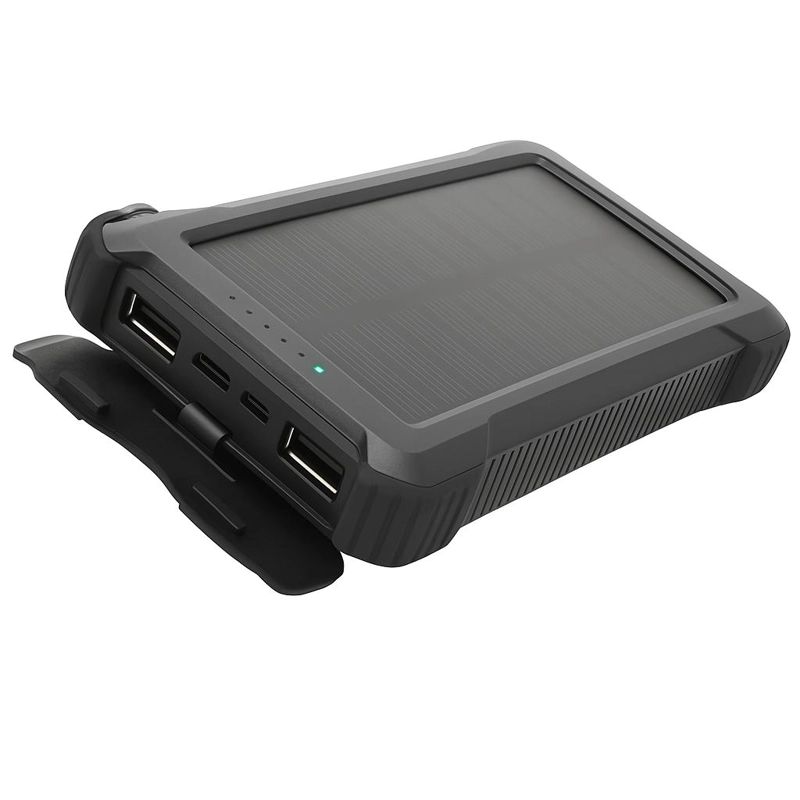 POWERBANK SOLAR OUTDOOR MULTIPUERTOS 10000MAH CARGA RAPIDA - 9