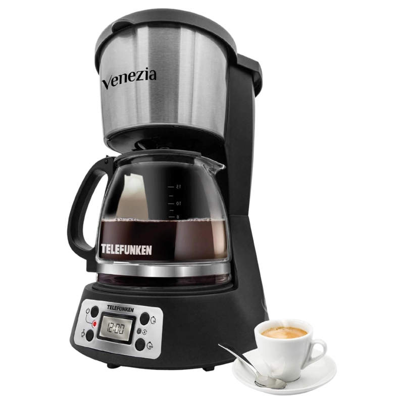 CAFETERA ELE CTRICA VENEZIA KEEP WARM PROGRAMABLE 1.5 LITROS - 1