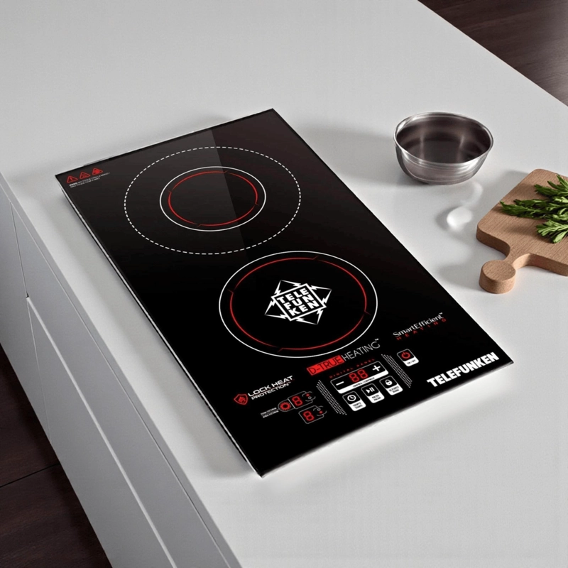 COCINA ELE CTRICA ENCIMERA DUAL VITROCERAMICA TOUCH 3200W SEC - 11
