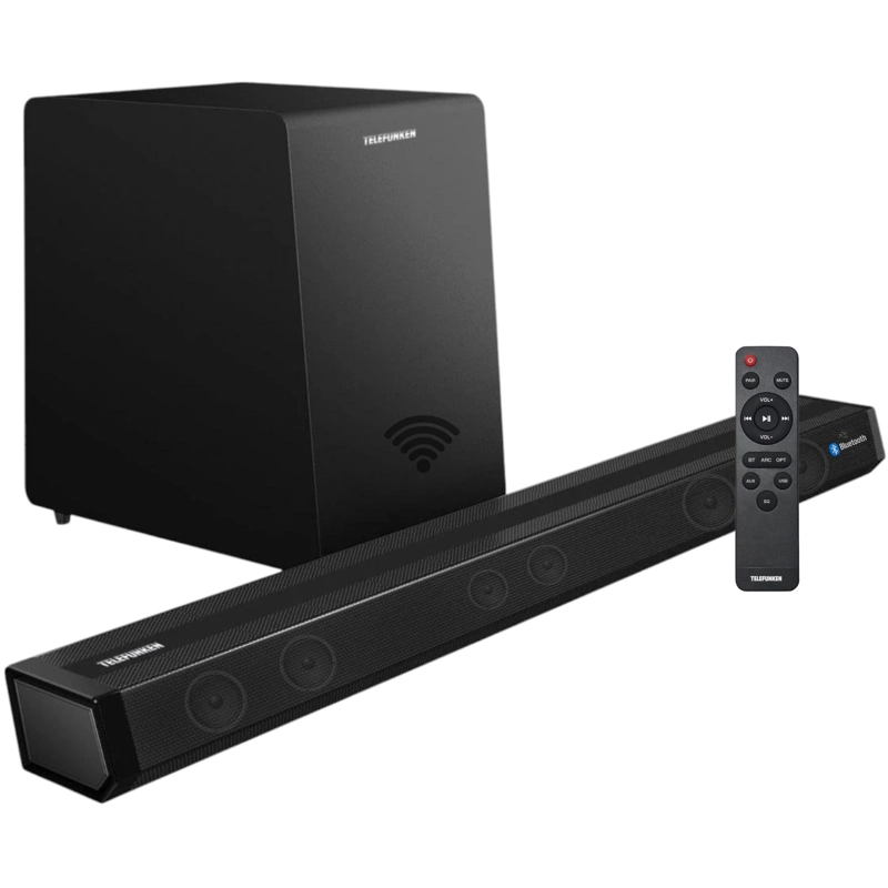 SOUNDBAR + SUBWOOFER 8' WIRELESS SOUND SYSTEM BLUETOOTH 350W - 2