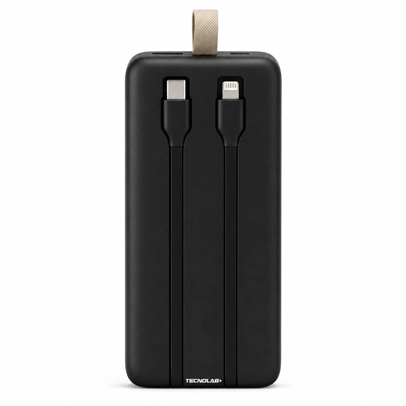 POWERBANK ULTRA RAPIDO DE 30.000 MAH MULTIPUERTOS BLACK - 5