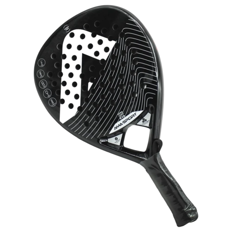 PALA DE PADEL AMA SPORT FIBRA DE CARBONO REFORZADA 12K EVA - 4