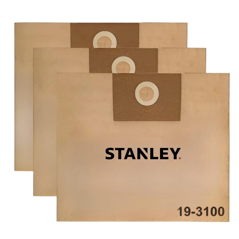 PACK DE 3 BOLSAS DE REPUESTO PARA ASPIRADORAS STANLEY 3100N 18-30 LITROS - 2