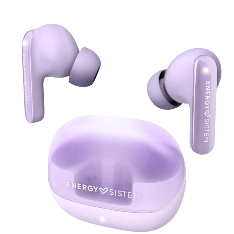 AUDIFONOS ENERGY SISTEM TWS SERENITY ANC VIOLET 25H AUTONOMY - 1