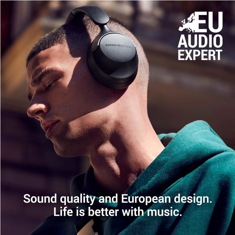 AUDIFONOS ENERGY SISTEM NOMADIC ANC BLACK + 70HRS AUTONOMIA - 8