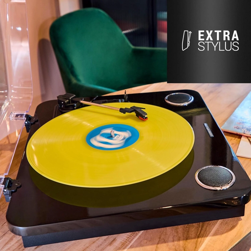 TOCA DISCOS DE VINILO ENERGY SISTEM BLACKSPIN BLUETOOTH 10W - 8