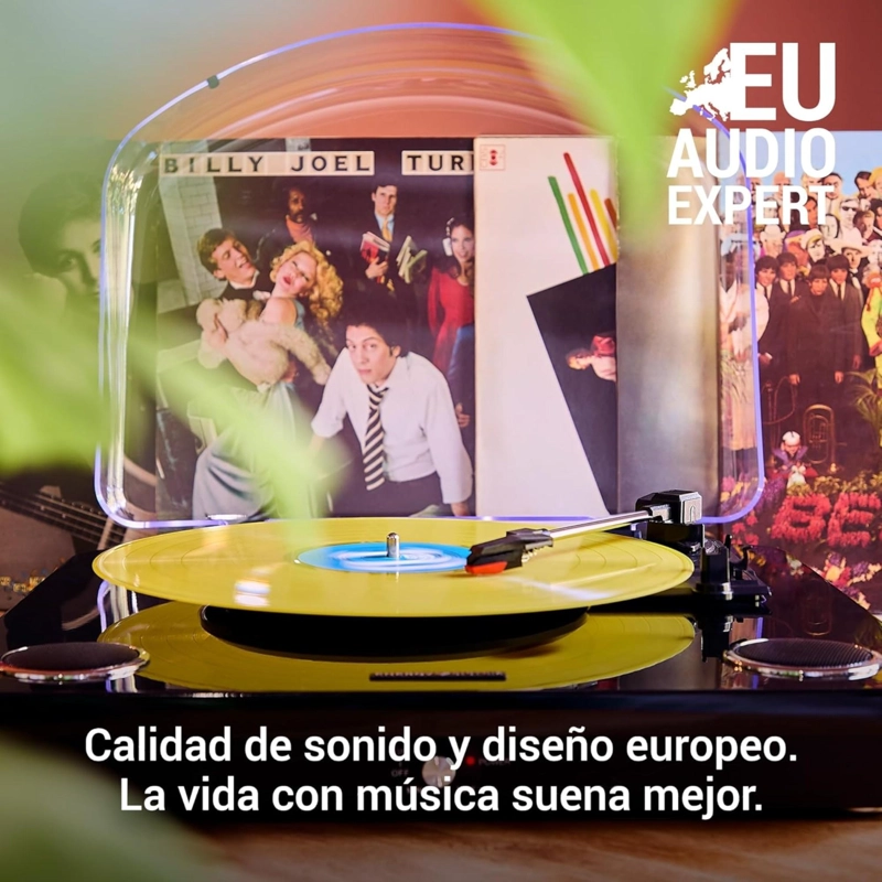 TOCA DISCOS DE VINILO ENERGY SISTEM BLACKSPIN BLUETOOTH 10W - 9