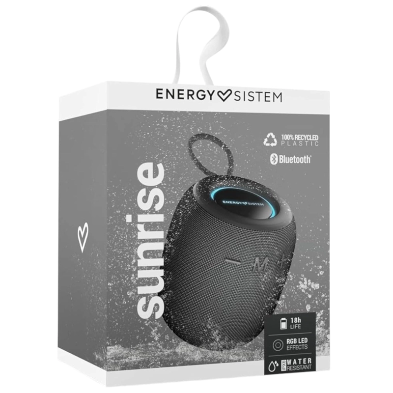 PARLANTE BLUETOOTH ENERGY SISTEM SUNRISE BLACK IPX6/10W/18HR - 6
