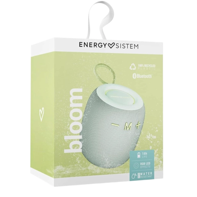 PARLANTE BLUETOOTH ENERGY SISTEM BLOOM MINT IPX6/ 10W/ 18HRS - 8