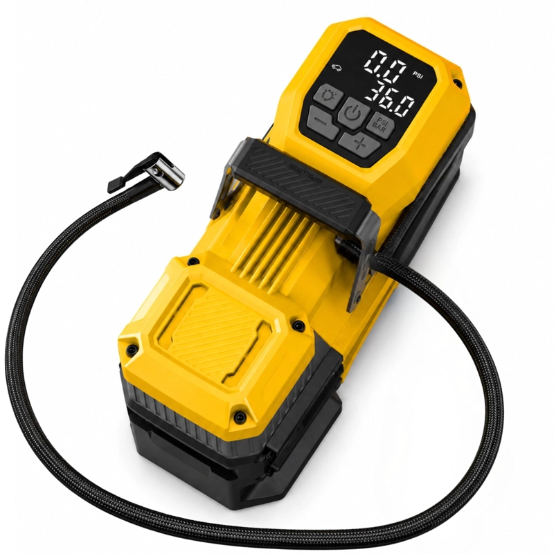 INFLADOR DE NEUMATICOS STANLEY 12V AUTOS-4X4-CAMIONES 145 PSI MAX - 1