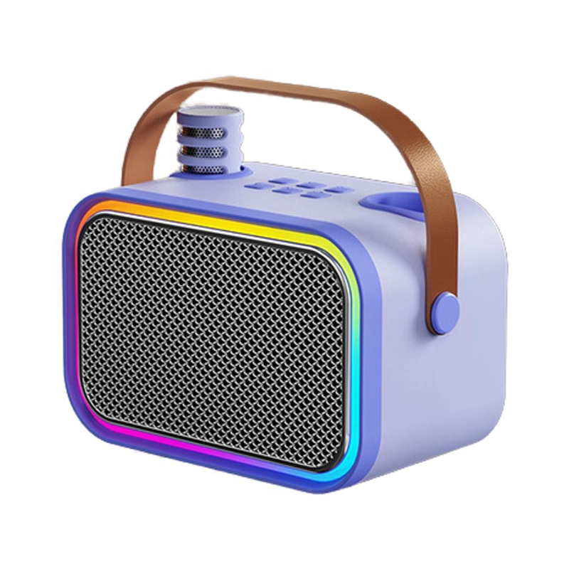 KARAOKE INFANTIL RGB CON 2 MICROFONOS INALAMBRICOS LILA MY LIL DUAL VOICE - 5