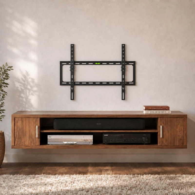 SOPORTE DE TV FIJO DE 32' A 80' 50 KG MAX ACERO FORJADO BK50 - 8