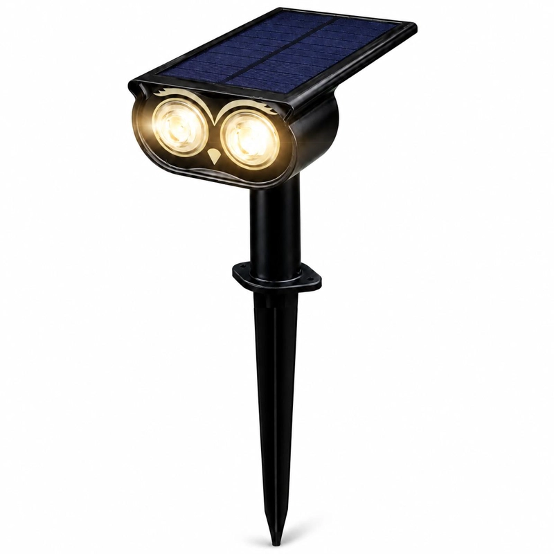 LUMINARIA SOLAR CON ESTACA PARA JARDIN & PATIO IP65 3K /12HR - 1